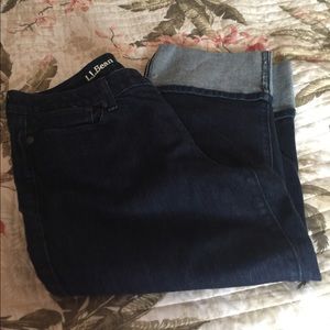 LL Bean Crop Jeans